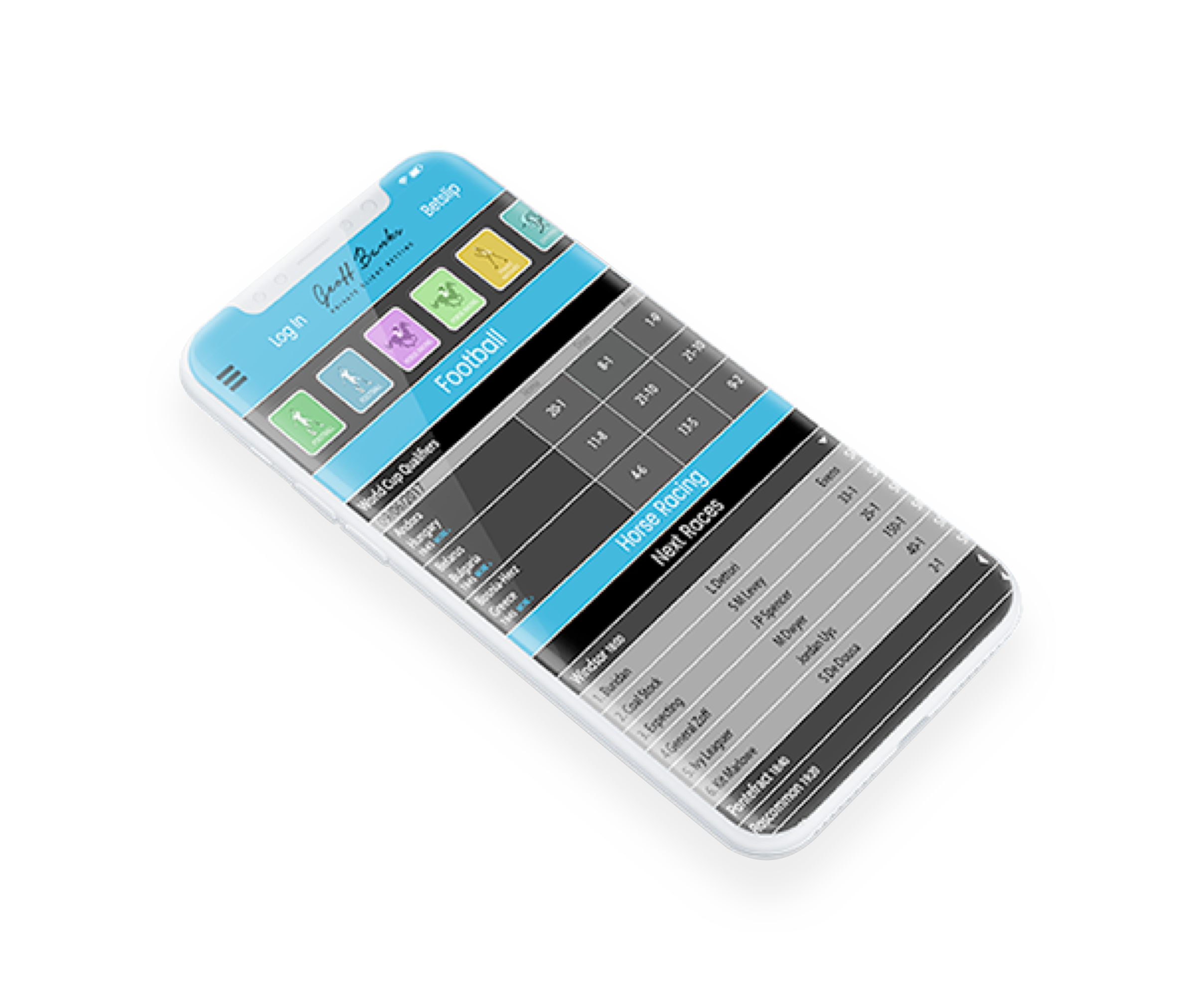 A preview image of the Grumble app